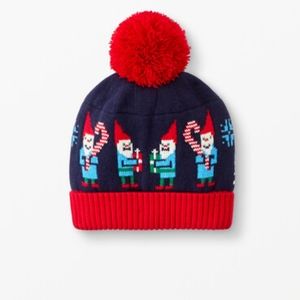 NWT Hanna Andersson Gnome Sweet Gnome Sweaterknit Cap.